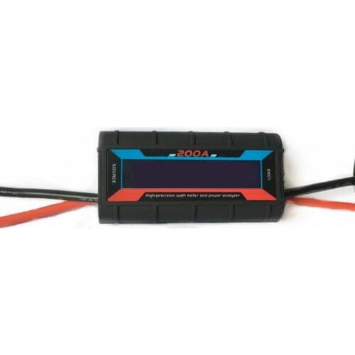 Model Aircraft Power Meter 0-200a 0-60v High Precision Watt For Small Current Measurement Backlight