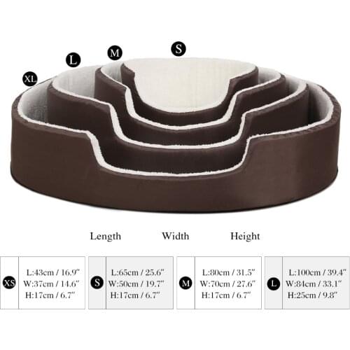 4 Size Pet Beds Warm Puppy Cat Kennel House Big Size Dog Bed House Sofa Kennel Soft Pet Dog Cat Warm Bed Cama Para Cachorro XS-L