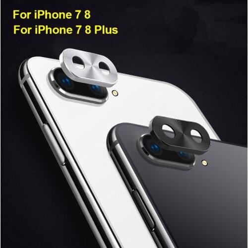 Metal Camera Lens Protector For iPhone 7 8 Anti-scratch Camera Protective Cover For iPhone 7 8 Plus 360 Full Protection