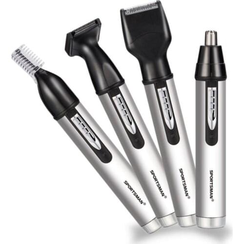 Multi-function electric mens razor 4-in-1 mini razor eyebrow trimmer hair clipper nose hair trimmer USB charging hair trimmer