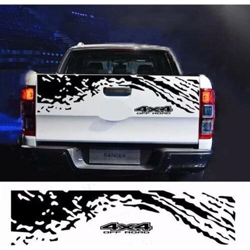Pickup Trunk Tailgate Stickers For Ford Ranger Car Decalds Truck Graphics Vinyl Custom Decor Cover Auto Exterior Accessories