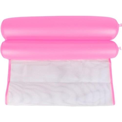 New Outdoors Hammock Net Foldable Dual Backrest Inflatable Recliner Floating Bed Sofa Inflatable Air Mattress Swimming Pool