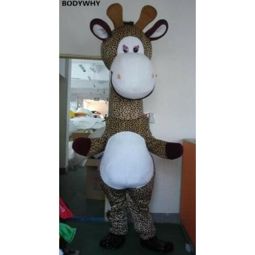 New Christmas Carnival Mascot Halloween Giraffe Cosplay Performance Costume Adult Use Birthday Party Advertising Parade Prop Set