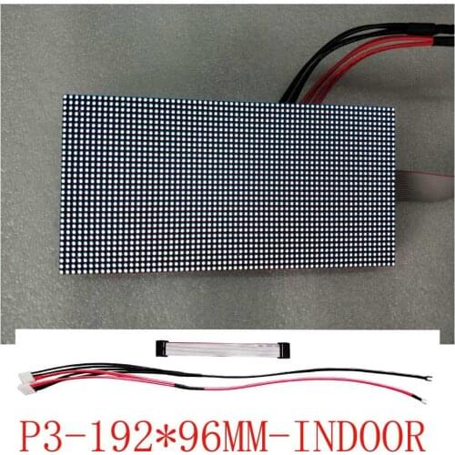 P3 module 64x32 pixel high-resolution 1/16 scan LED logo LED display screen