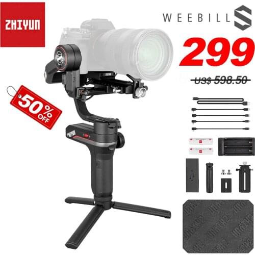 Zhiyun Weebill S Portable 3-Axis Handheld Gimbal Stabilizer OLED Display for Canon EOS R A7III A7M3 Z6 Z7 S1 Mirrorless Cameras