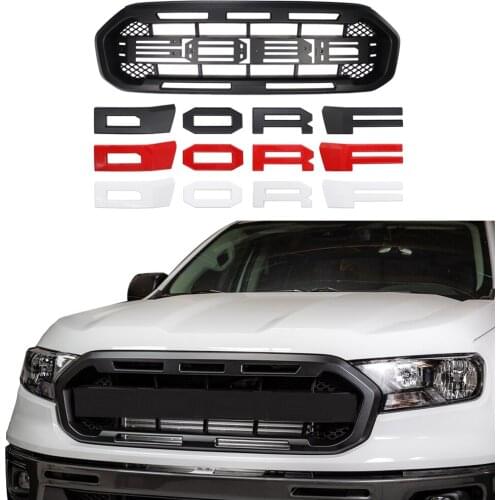 Radiator grille modified front racing grill grille Fit For RANGER 2019-2021 T8 PX MKIII MK3 XL XL+ XLS XLT Limited Pickup Truck
