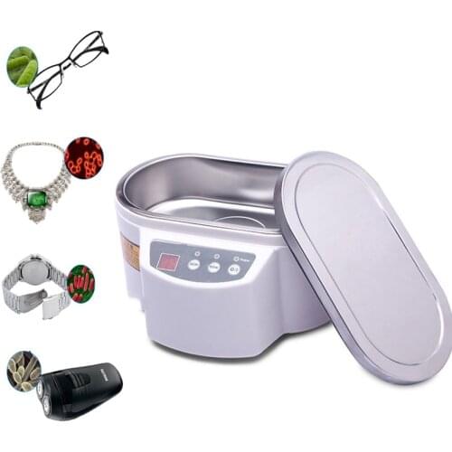Modern 30W/50W 110V/220V Mini Ultrasonic Cleaner For Jewelry Glasses Circuit Board Babys Feeding Tools Toys