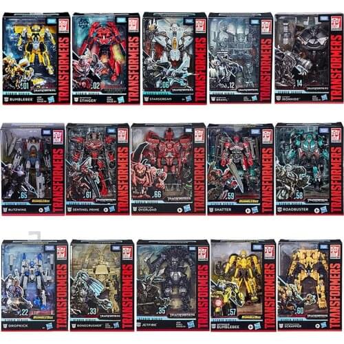 Hasbro Transformers Toys Studio Series 10~30 Deluxe Class Transformers Bumblebee Ratchet Sideswipe Rollbar Action Figure 12cm