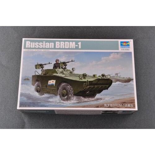 Trumpeter 05596 1/35 Russian BRDM-1 Amphibious Armored Scout Car model kit