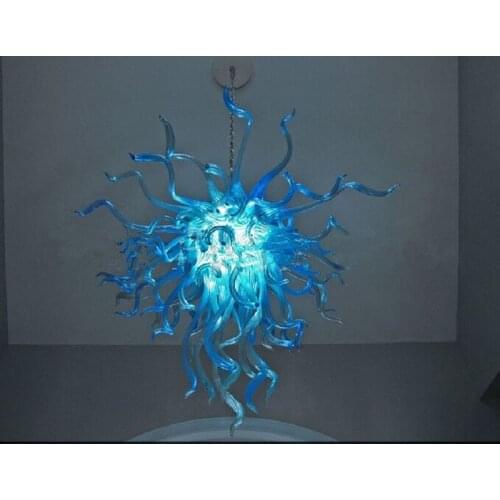 Turkish Style Modern Art Handmade Blown Glass Chandelier Modern Crystal LED Ceiling Light
