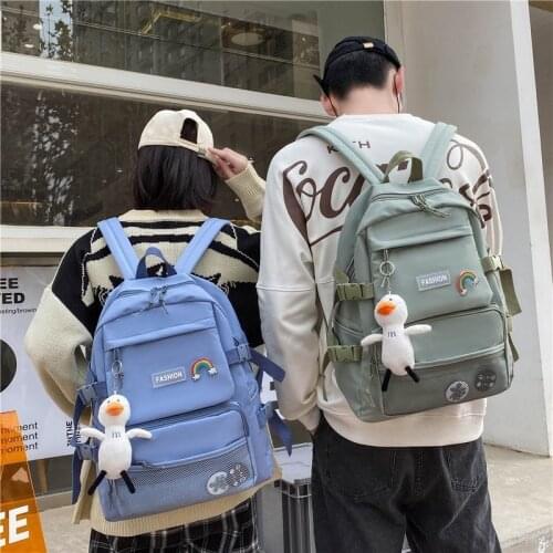 Large capacity school bags for teenager girls boys kawaii women backpack book bag