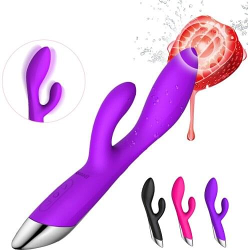Female Masturbation 9 Mode Rabbit Vibrator Vagina Clit Vibrator Sex Toys for Woman Dildo G-spot Massage Clitoris Stimulate
