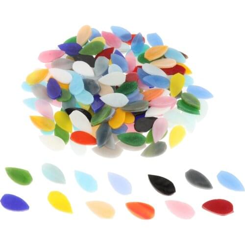 150 Pieces Mosaic Tiles for Crafts Bulk, Assorted Colors Glass Tiles for Mosaic Making Supplies
