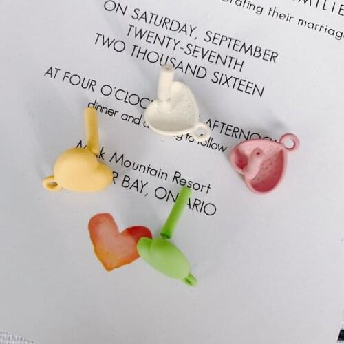 DIY jewelry accessories color macaron color single hanging earrings jewelry accessories materials