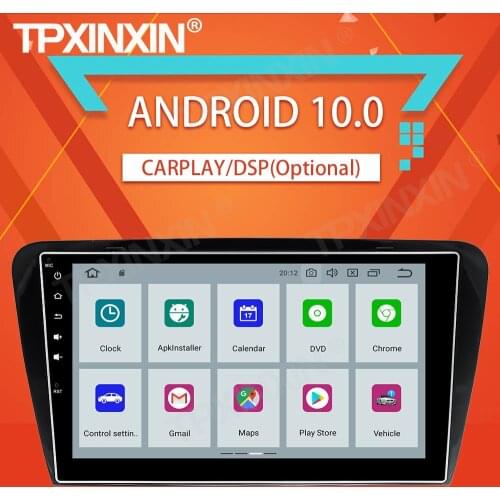 4+64G For Skoda Octavia 2014-2017 Android Car Tape Recorder Multimedia Audio Video Player GPS WIFI Navigation HeadUnit