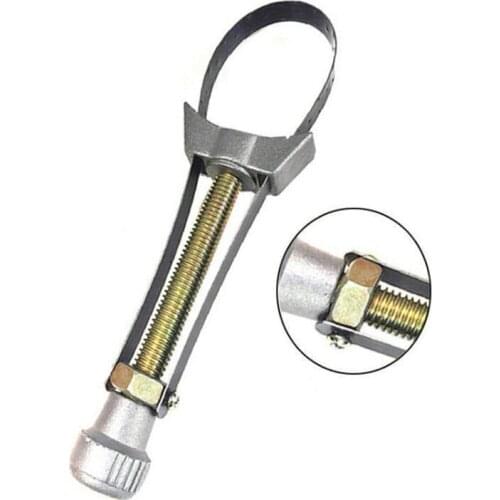 Automobile Oil Filter Element Wrench Removal Filter Machine Wrench Ingot Type Steel Belt Wrench Oil Grid Removal Tool 60-120mm