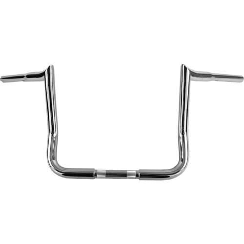 Halley direction 12" 14" 16" Rise Black Batwing Fairing Bar Ape Drag Handlebar for Harley Touring Dressers Baggers Street Glide