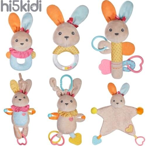 HI5KIDI Plush Toys Newborn Kids Children Toys Cotton Cartoon Rabbit Baby Rabbit Animal Plush Toys Kids Birthday Gift Plush Toys