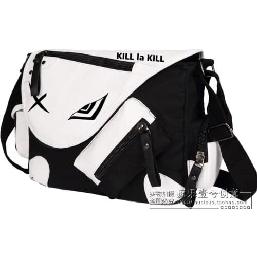 Anime KILL la KILL Cosplay Matoi Ryuuko Cos Anime Shoulder Bag Messenger Bag Male Female Student Canvas Bag Birthday Gift