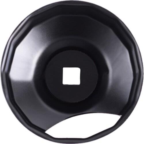 Oil Filter Wrench Socket Remover Tool 76mm 14 Flute Steel Oil Filter Wrench Driver Universal for Touring 07-later Models