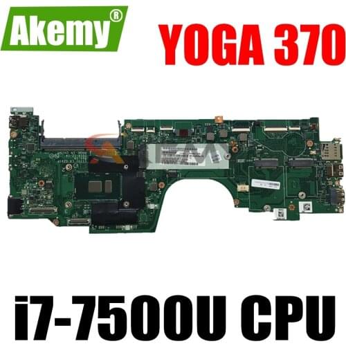 Laptop motherboard For LENOVO YOGA 370 SR2ZV i7-7500U Mainboard LA-E291P