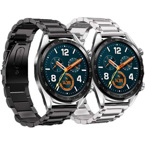 Metal Bracelet for Huawei Watch GT Active smart watch stainless steel wristband 22mm men strap for Honor Watch Magic watchband