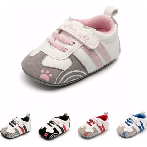 0-18M Baby Boy Girl Shoes Winter Casual Toddler Shoes Infant Soft Sole First Walkers Patchwork PU Striped Newborn Baby Moccasins