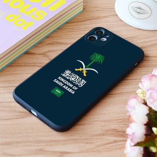 For Iphone Saudi Arabia Print Soft Matt Apple iPhone Case 6 7 8 11 12 Plus Pro X XR XS MAX SE