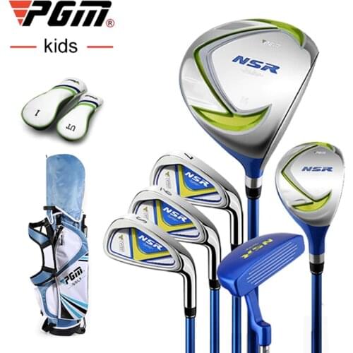 PGM Kids Golf NSR Clubs Set Junior Right Handed Stainless Steel Children Beginners Practice 6pcs Pole with Bag JRTG006 Wholesale