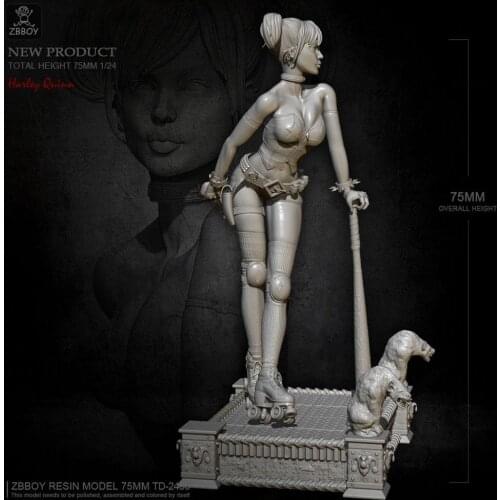 75mm 1/24 Resin Figure Kits Model Self-assembled Used As 2021 Collection Own Your Hot S5N2