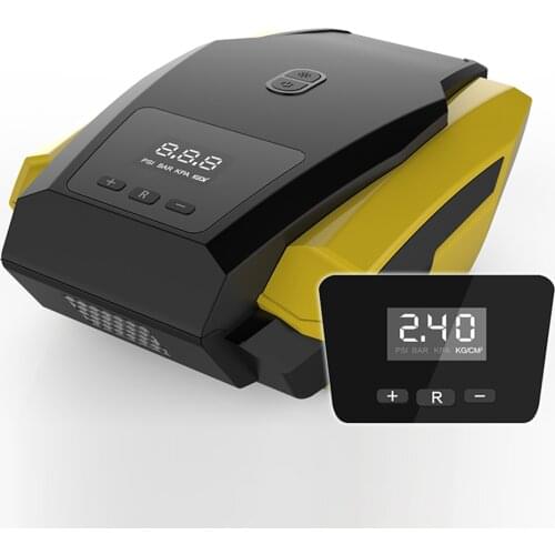 12V Intelligent Digital Display Tyre Pressure Inflatable Air Pump Automatic Charging and Stopping air compressor