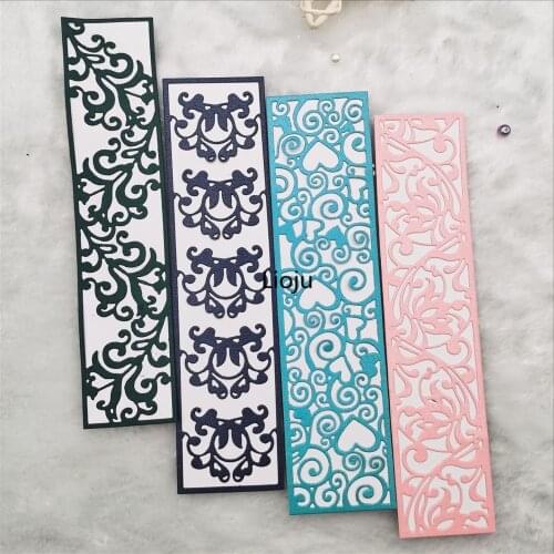 Rectangle Hollow pattern Cutting Dies Stencil For DIY Scrapbooking Photo Album Embossing Paper Cards Making Decorative Crafts