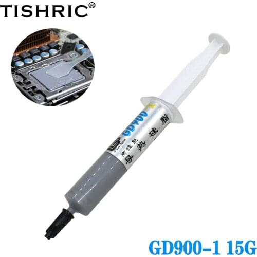 TISHRIC 15G Thermal Grease GD900 1 CPU Cooler Thermal Paste For CPU Water Cooling Cooler Heatsink Plaster GD900 Processor Cooler