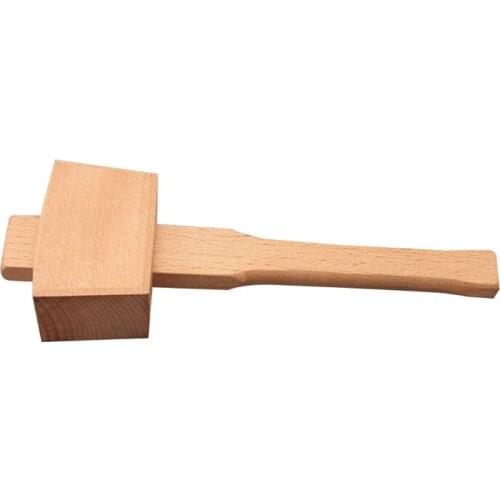 Beech Solid Carpenter Wood Wooden Mallet Hammer Handle Woodworking Tool