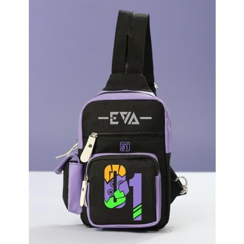 Evangelion EVA-01 Shogoki One-shoulder Messenger Bag Casual Multifunctional Small Backpack