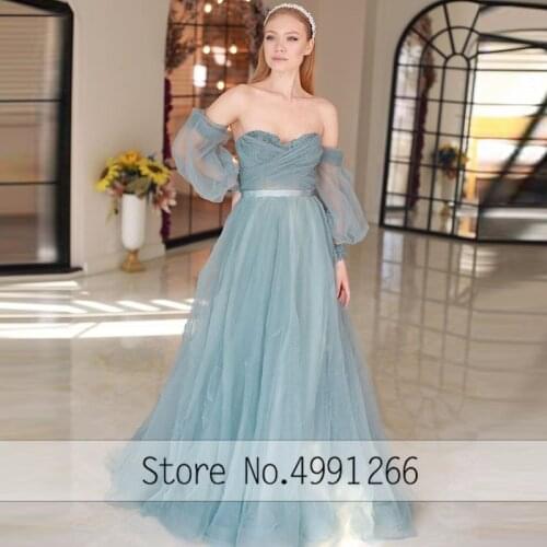 BAZIIINGAAA Flare Sleeve flared sleeve wedding dress Navyblue Soft lace of soft yarn Simple bride Unique color