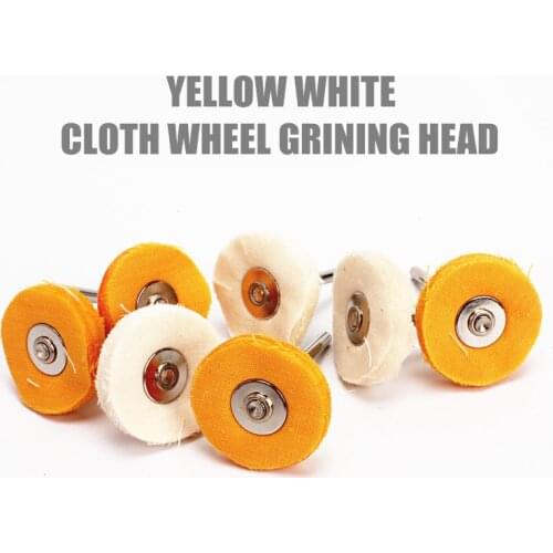 10pcs Cloth Wheel Grinding Head Abrasive Tip Olive Wood Carving Metal Jewelry Woodworking Polishing Grind Mill Accessorie