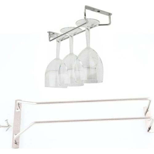 28cm/11" Wine Glass Rack Hanging Stemware Holder Hanger Shelf Home Bar