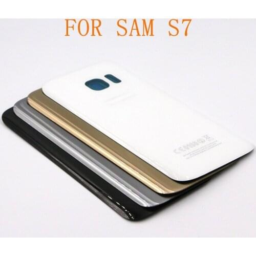 Free Shipping 10pcs For Samsung Galaxy S7 G930 Battery Back Cover Real Door Housing Replacement Repair Parts