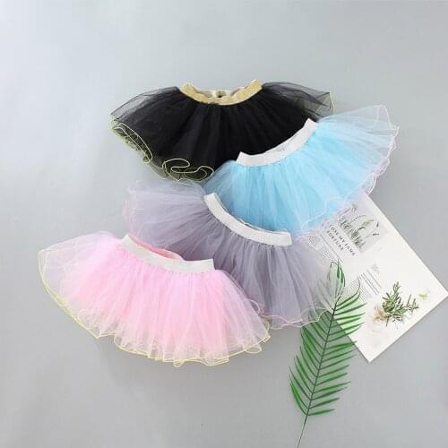 DE PEACH 2021 Summer Spring Baby Girls Tulle Lace Mini Tutu Skirt Kids Princess Dance Skirts Children Girl Clothes For 3-10Year