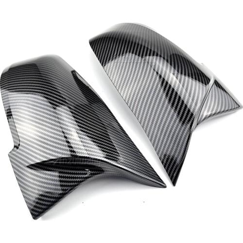 For BMW 1 2 3 4 X M i3 Series F20 F21 F22 F23 F30 F31 GT F34 F32 F33 F36 X1 E84 M2 Carbon Fiber Car Rearview Mirror Cover Cap