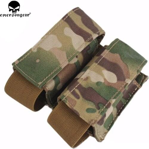 EMERSONGEAR LBT Style 40mm Double Pouch Hunting Military Airsoft Paintball Molle Pouch Combat Tactical Multicam Pouch EM6366