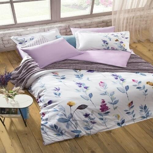 Gloria Satin Double XL Duvet Cover Set 100 cotton 4 pillows made in turkish
