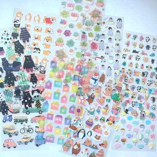 Kawaii Anime Animal Crossing Stickers For Notebooks Bike Cute Fish Sticker Sheets on Motorcycle Laptop Sticker Phone Stickers