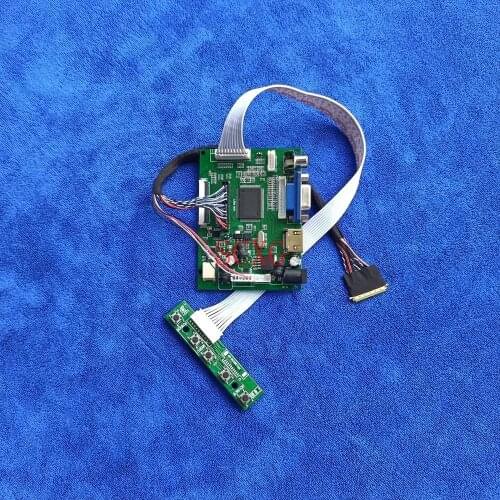 DIY Kit Fit LTN133AT27/LTN133AT28 LCD monitor controller drive board LVDS 40 Pin 60Hz WLED panel 1366*768 VGA AV HDMI-compatible