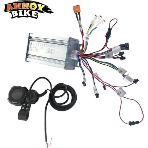 Controller And LCD Display Kit Suitable For 48V60V 3500W Universal Electric Hub Motor Wheel