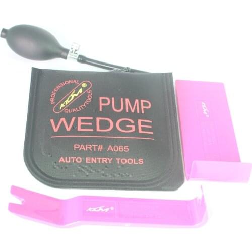 Red 2 in 1 Durable Nylon Wedge Crowbar Locksmith Tool Master Crowbar Tool Lever Wedge Car Door Lock Opener Gift pump wedge