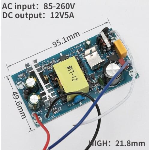 Belt line power supply module 5V 12V 24V 36V 48V to 220V 2.5A 3.5A 4.5A 5.5ASUSWE