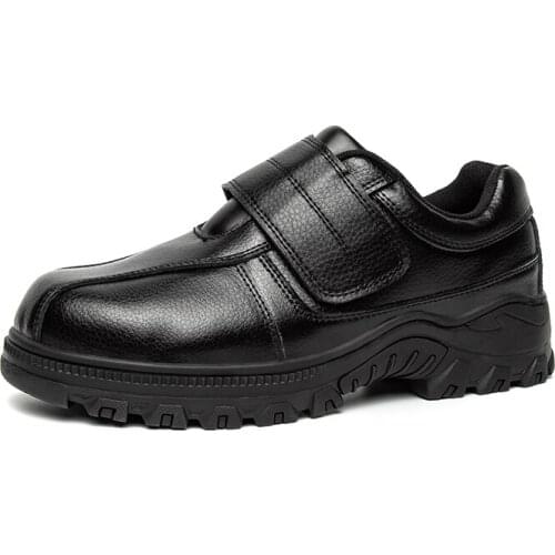 New 100% Genuine Leather Mens shoes Comfortable Outdoor Casual Shoes High Quality Cow Leather Men Work safety shoes