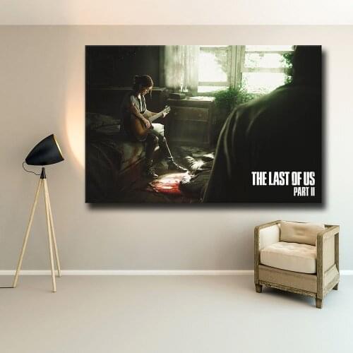 Game Poster The Last Of Us Print Zombie Survival Horror Action HD Poster Canvas Painting Modern Home Decor for Wall Art